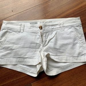 Women's White Short Short jean shorts Size 4
